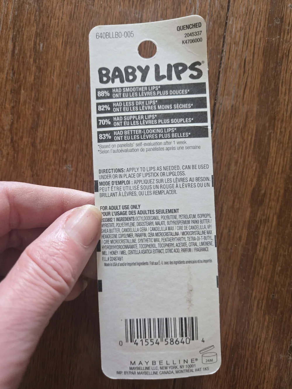 Maybelline baby lips